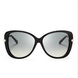 Tom Ford Margaux-02 Sunglasses FT0615 01B 50 Tom Ford Havana Brown/Brown Gradient FT615 Margaux-02 Round  main image 2